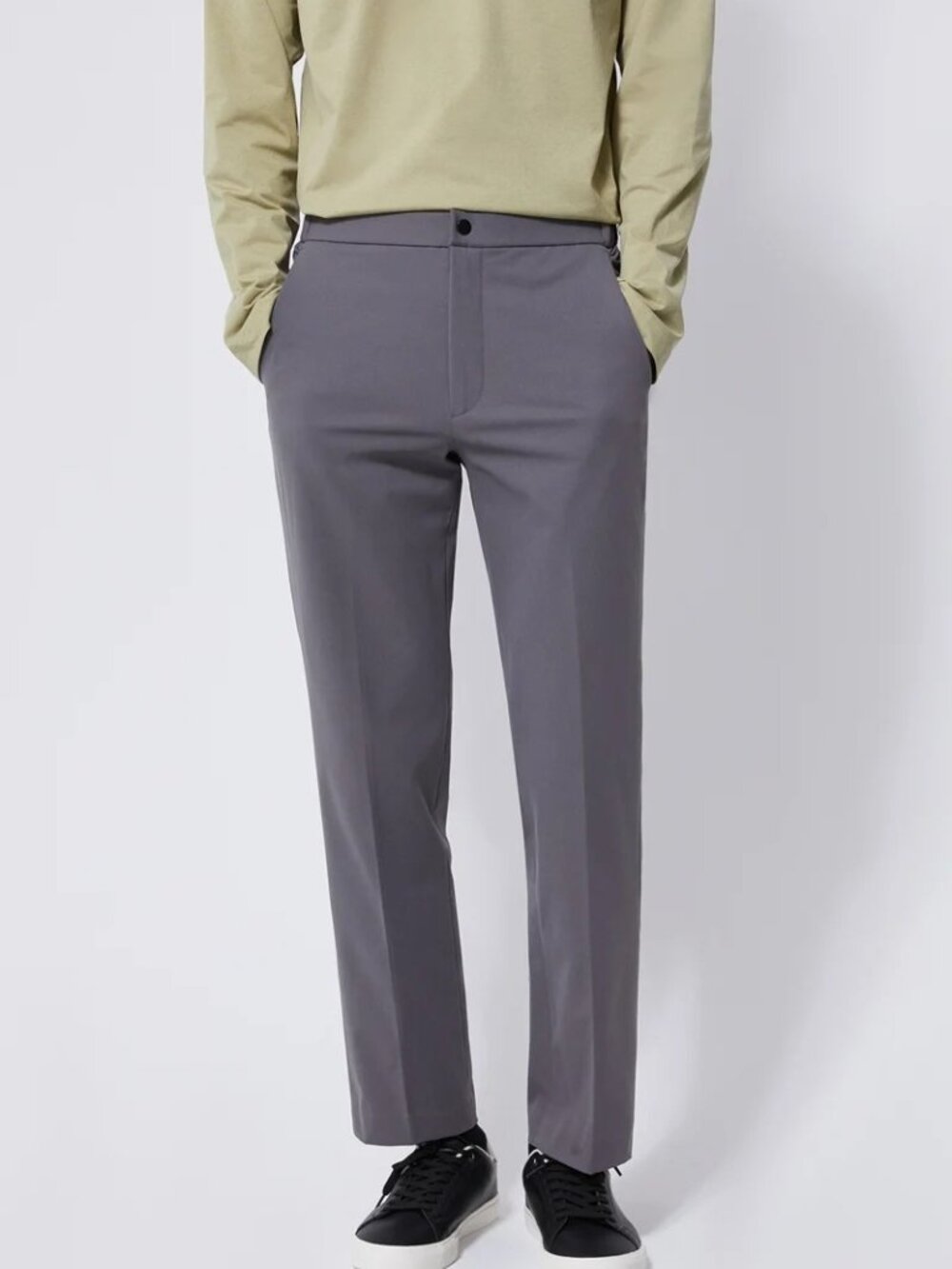 FYNE Grey Hidden Drawstring Performance Water Repellent Pants/22474